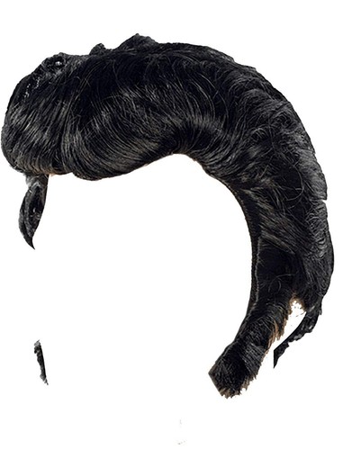 Black elvis wig with - elvis,