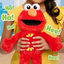 Just Play Sesame Street Tickle Me Elmo 13.5-inch Plush Toy| kids fun| Xmax gifts