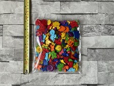 Brights Mixed Garden themed buttons 175g Flowers, Snails, Bugs, Butterflies Etc