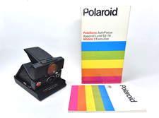 Polaroid SX-70 Land Camera Polasonic Autofocus Model 2 Folding Instant Tested