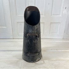 Vintage Galvanized Metal Coal