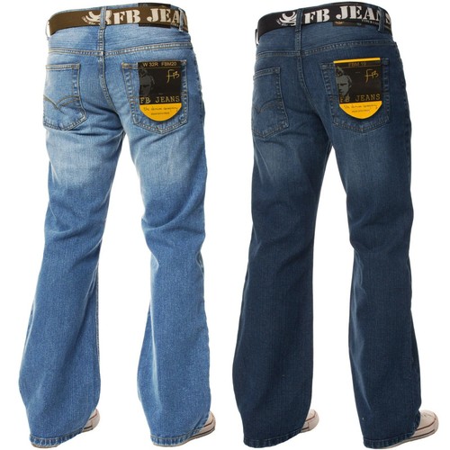 Mens jeans bootcut wide - bootcut,