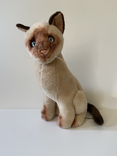 Siamese sitting cat soft - siamese, 15”