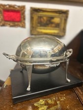 antique silver plated roll top