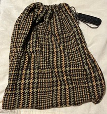 YUKETEN VINTAGE BROWN DOGTOOTH