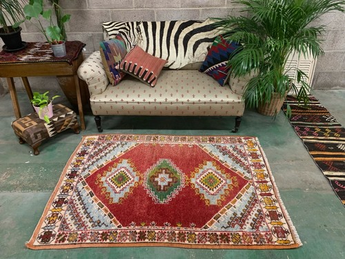 Vintage moroccan rug - moroccan, 157x109