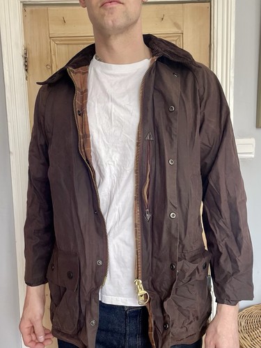 Vintage barbour beaufort brown - vintage,