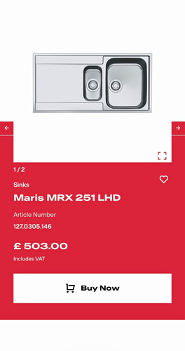 Franke maris mrx - mrx, lhd