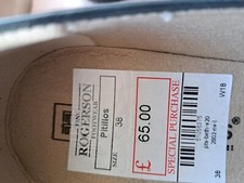 Pitillos soft black leather shoes size 38