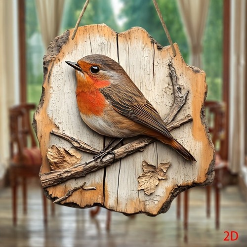 2pcs vintage wooden - vintage, bird