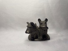 Vintage Pair Of Scottish Terriers Made Out Of Metal