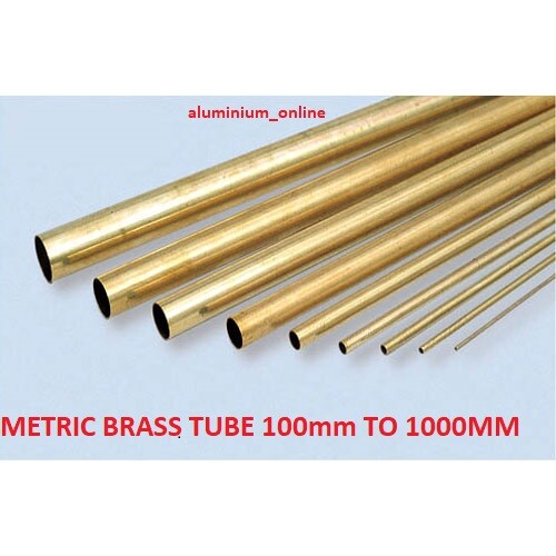 Brass round tube pipe 3mm - round,
