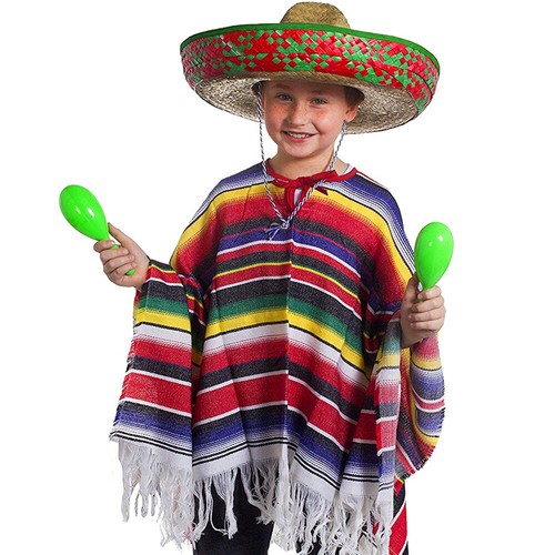 Child mexican poncho - poncho, wild