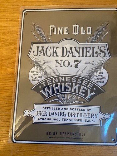 Jack daniels metal tin sign - jack,
