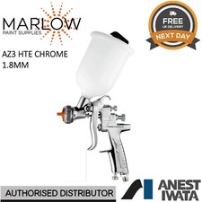 IWATA AZ3 HTE-S IMPACT CHROME FLASH GRAVITY SPRAY GUN 1.8MM 