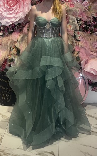 Women green sweetheart - green,