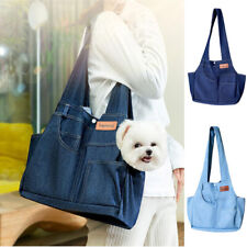Pet Denim Sling Carry Pack Backpack Puppy Dog Carrier Travel Tote Shoulder Bag