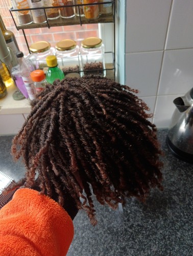 Wig dreads dark brown - wig,