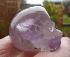 Hand carved slightly smokey