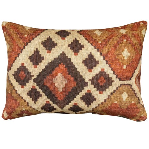 Linen printed kilim ikat - linen,