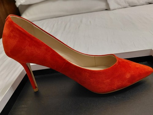 Kurt geiger penina red suede - kurt,