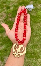 Sikh Khanda Hanger Car Rear