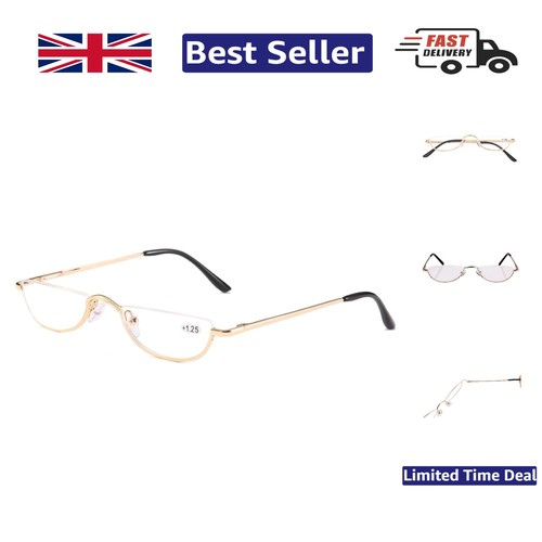Lightweight half moon readers - half,