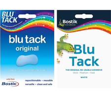 60g Bostik Blu Tack Pack Reusable Removable Sticky Adhesive Office Craft DIY