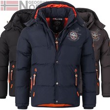 Geographical Norway Men's Winter Jacket Quilted Jacket Parka Outdoor Coat S-7XL