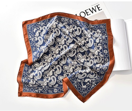 Men 100 silk scarf paisley - men's,