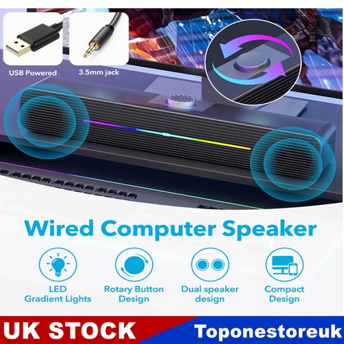 Usb wired speakers computer - usb,