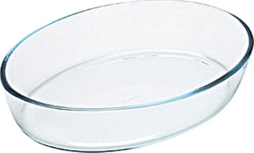 Pyrex oval glass - oval,