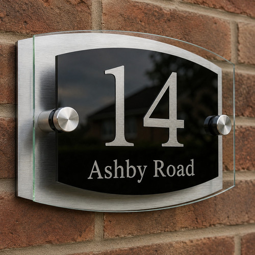 Personalised door number - door, sign