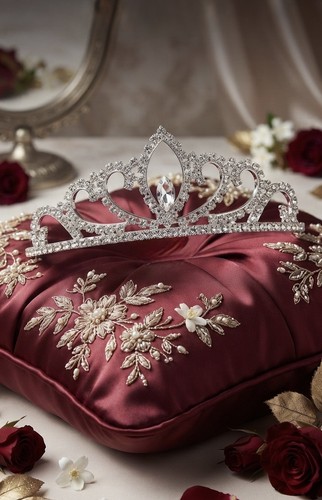 Tiara elegant silver diamanté - elegant,