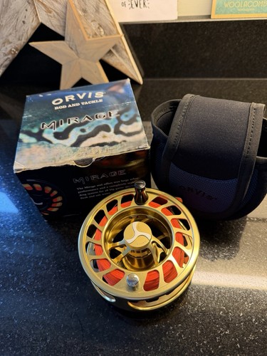 Orvis mirage fly reel - mirage, gold