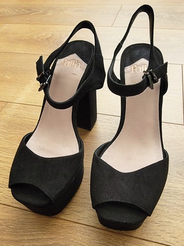 Faith size black suede - faith,