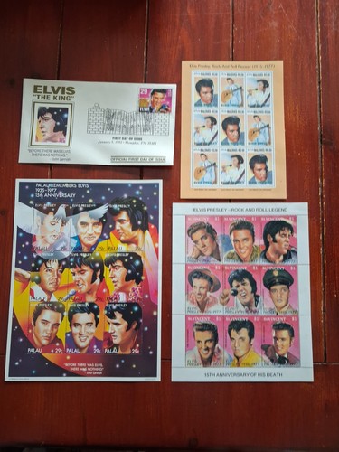 Elvis presley stamp collection - presley,