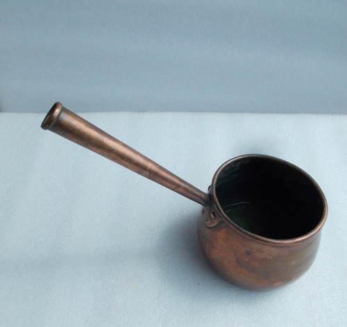 Saucepan copper antique - saucepan,