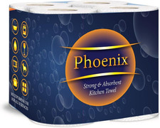 Phoenix Super Absorbent Kitchen Towels 24 Rolls | Bulk Buy Kitchen Paper Towels
