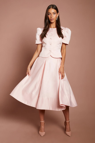 Coast blush midi skirt womens - midi,