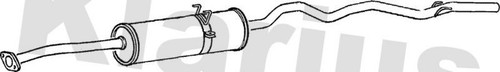 Klarius ty364c muffler - klarius,