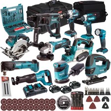 Makita 18V 11 Piece Combo Tool Kit 3 x 5Ah Battery & Accessorie Set T4TKIT-17225