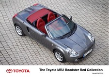 Toyota MR2 Roadster 'Red Collection' Press Photograph - Roof Down