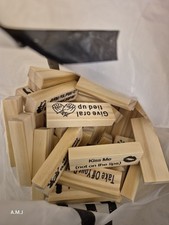 Adult Couples Jenga Wood