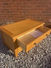 Solid Wood Oak TV Stand with 2