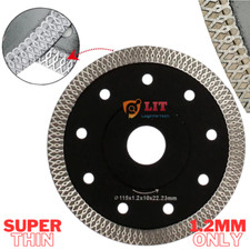 Porcelain Tile Turbo Diamond Dry Cutting Blade Disc Angle Grinder Wheel 115mm