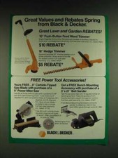1985 Black & Decker Ad - Hedge