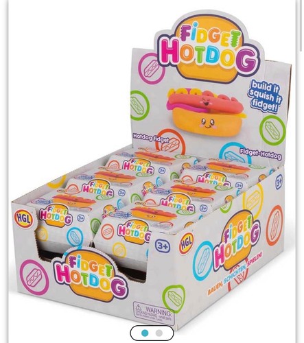 Hot dog fidget stackable - fidget-, 6