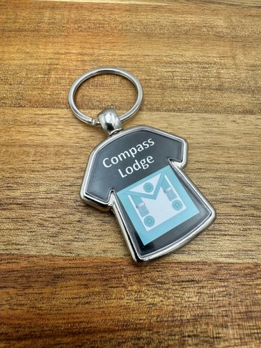 Personalised masonic keyring - personalised,