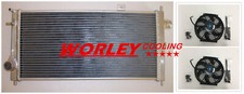 2 ROW FOR Opel Vauxhall Nova GTE GSi 2.0 16v Turbo Alloy Aluminum Radiator + FAN